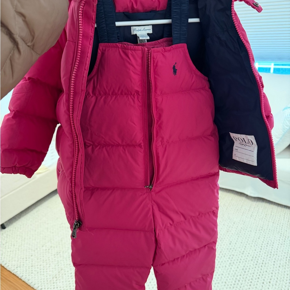 Ralph Lauren Fuchsia Puffer Snowsuit